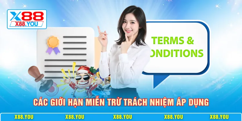 Các giới hạn miễn trừ trách nhiệm áp dụng